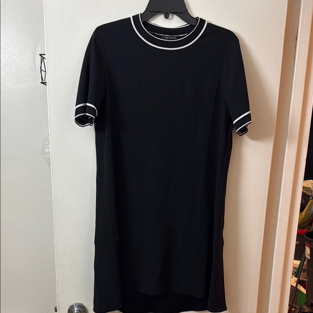 Black Short Sleeve Women's Top